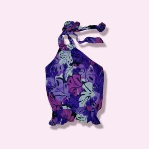 Twenty-one Mock Neck Floral Blouse